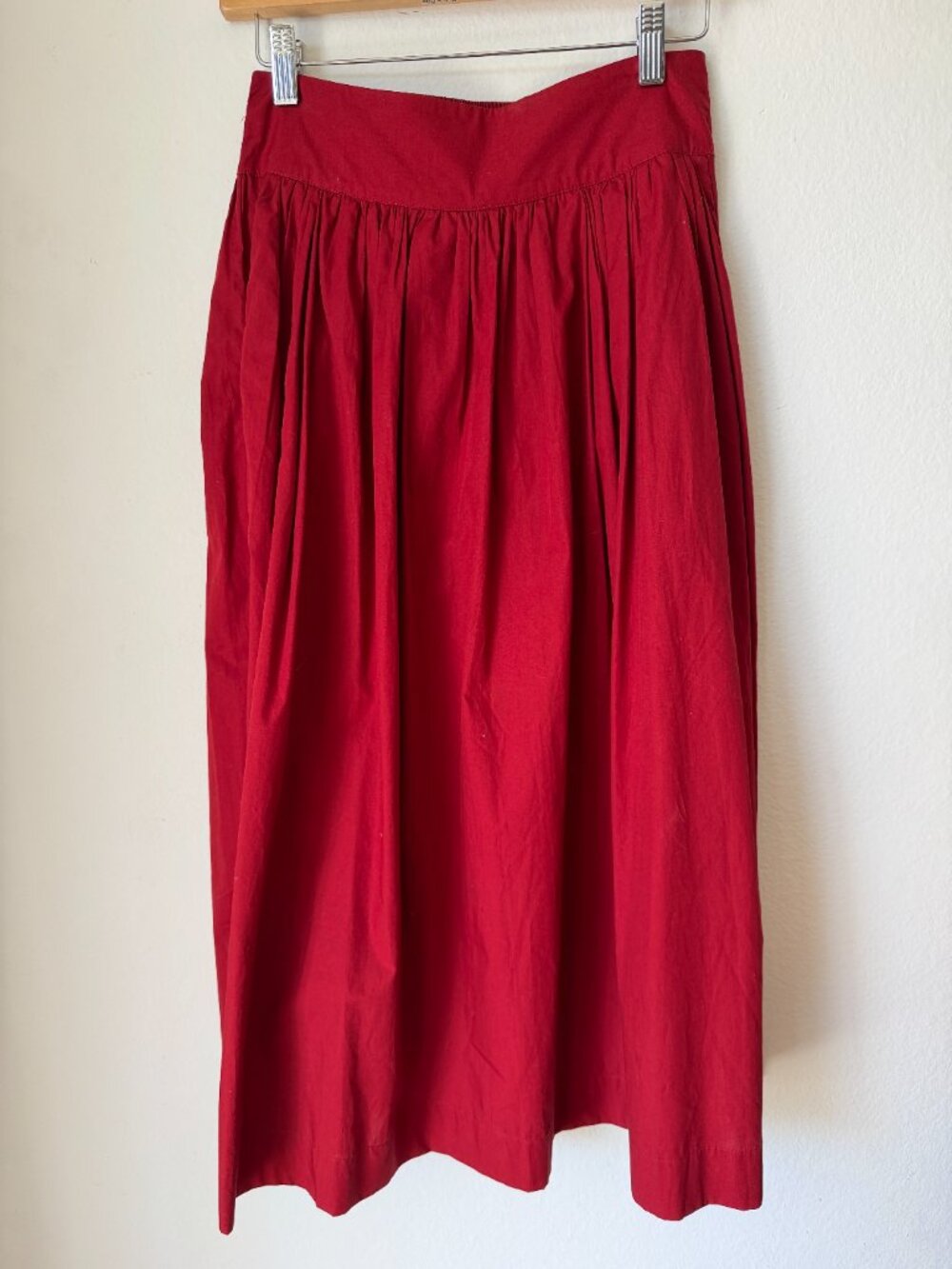 NWT Grobund Mette skirt - red 100% Organic Cotton, Size S